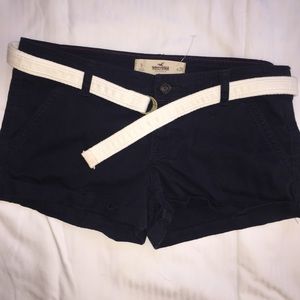 Navy Blue Hollister Short Shorts